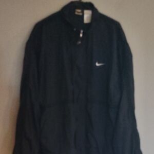 Vintage Nike Men's XL‎ Black Windbreaker Jacket